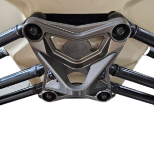 Can-Am Maverick X3 Radius Rod Plate - Rear - Elektric Off Road - Volt - Gun Metal - `17-`21 Can-Am Maverick X3 Radius Rod Plate - Rear - Elektric Off Road - Volt - Gun Metal - `17-`21
